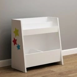 HOME MANIA Armoire Multifonctionnelle Vitya - Pour Le Salon, La Cuisine, Le Hall, La Chambre A Coucher - Blanc En Panneau D'agglomere Melamine, MFC, 60 X 30 X 60 Cm -Buffet et enfilade Soldes 63858378 3