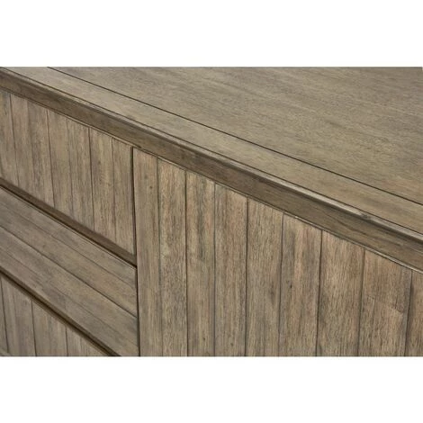 ALTOBUY PATIO - Buffet 3 Portes 3 Tiroirs En Acacia Massif - Marron Foncé 5 ALTOBUY PATIO - Buffet 3 Portes 3 Tiroirs En Acacia Massif - Marron Foncé – Image 5