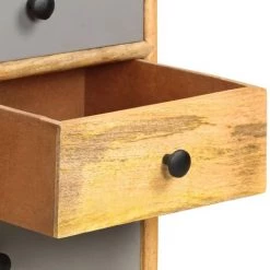 FUHUIDATRADING Buffet 110x30x82 Cm Bois De Manguier Massif 9 FUHUIDATRADING Buffet 110x30x82 Cm Bois De Manguier Massif -Buffet et enfilade Soldes 64210944 5