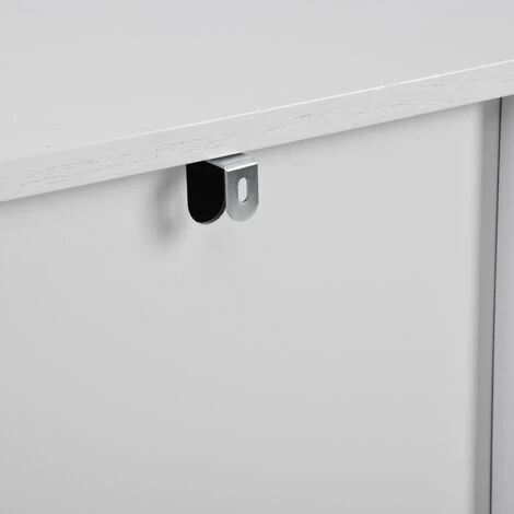 Table Console Avec étagère, Table D'appoint, Table De Canapé Moderne, Stabilisation, Montage Facile, Bois Blanc, 105*38*96cm,LBF 5 Table Console Avec étagère, Table D'appoint, Table De Canapé Moderne, Stabilisation, Montage Facile, Bois Blanc, 105*38*96cm,LBF – Image 5