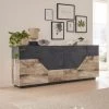 AHD AMAZING HOME DESIGN Buffet Moderne 200x43cm Meuble De Salon 4 Pièces De Cuisine Hariett Report