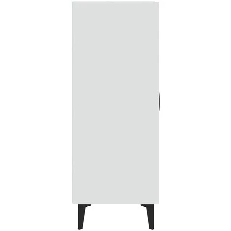 VidaXL Buffet Blanc 70x34x90 Cm Bois D'ingénierie - Blanc 4 VidaXL Buffet Blanc 70x34x90 Cm Bois D'ingénierie - Blanc – Image 4