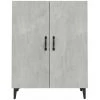 VidaXL Buffet Gris Béton 70x34x90 Cm Bois D'ingénierie - Gris