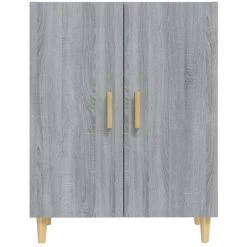 VidaXL Buffet Sonoma Gris 70x34x90 Cm Bois D'ingénierie - Gris