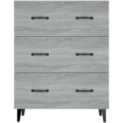 VidaXL Buffet Sonoma Gris 69,5x34x90 Cm Bois D'ingénierie - Gris 8 VidaXL Buffet Sonoma Gris 69,5x34x90 Cm Bois D'ingénierie - Gris -Buffet et enfilade Soldes 64876685 4