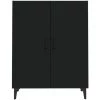 VidaXL Buffet Noir 70x34x90 Cm Bois D'ingénierie - Noir