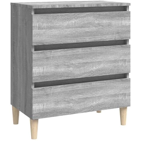 VidaXL Buffet Sonoma Gris 60x35x69 Cm Bois D'ingénierie - Gris 1 VidaXL Buffet Sonoma Gris 60x35x69 Cm Bois D'ingénierie - Gris