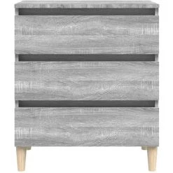 VidaXL Buffet Sonoma Gris 60x35x69 Cm Bois D'ingénierie - Gris 9 VidaXL Buffet Sonoma Gris 60x35x69 Cm Bois D'ingénierie - Gris -Buffet et enfilade Soldes 65389361 5