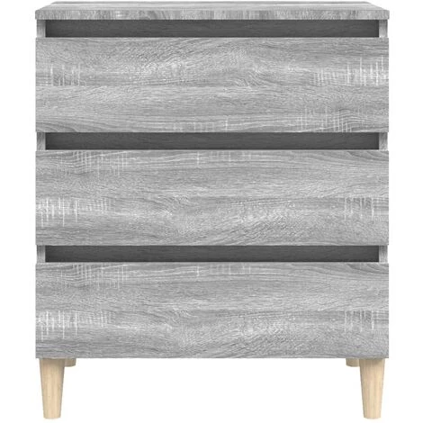 VidaXL Buffet Sonoma Gris 60x35x69 Cm Bois D'ingénierie - Gris 5 VidaXL Buffet Sonoma Gris 60x35x69 Cm Bois D'ingénierie - Gris – Image 5