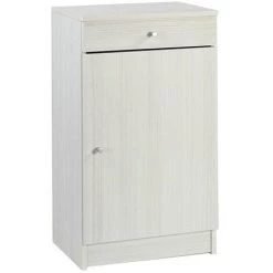 SARMOG Table De Chevet De Chambre Mobile 1 Porte Avec étagère à Tiroirs Drew | Couleur: Eucalyptus -Buffet et enfilade Soldes 65878086 3