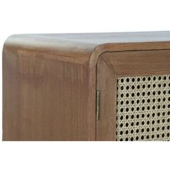 BRICOMARTEAU Buffet DKD Home Decor Naturel Rotin Bois De Paulownia (120 X 35 X 79,5 Cm) -Buffet et enfilade Soldes 65934087 3