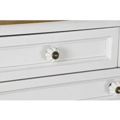 BRICOMARTEAU Buffet DKD Home Decor Blanc Sapin Naturel MDF -Buffet et enfilade Soldes 65934557 3