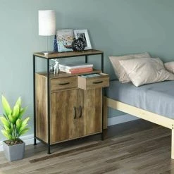 AICOK Meuble De Rangement Buffet 2 Portes Avec 2 Tiroirs Et étagère 9 AICOK Meuble De Rangement Buffet 2 Portes Avec 2 Tiroirs Et étagère -Buffet et enfilade Soldes 65950636 5