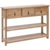 VidaXL Buffet 108x30x76 Cm Bois De Paulownia Massif - Brun