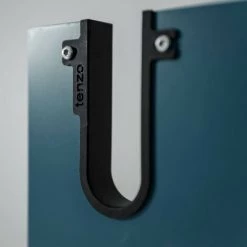 TENZO Buffet Haut En Bois 1 Porte H152cm - Uno - Couleur - Bleu Canard -Buffet et enfilade Soldes 66265197 4