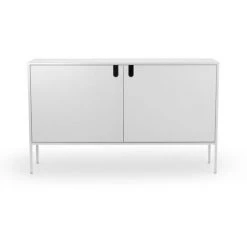 TENZO Buffet En Bois 2 Portes L148cm - Uno - Couleur - Blanc