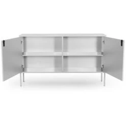 TENZO Buffet En Bois 2 Portes L148cm - Uno - Couleur - Blanc -Buffet et enfilade Soldes 66266304 4