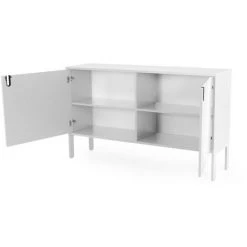 TENZO Buffet En Bois 2 Portes L148cm - Uno - Couleur - Blanc -Buffet et enfilade Soldes 66266304 5