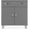 TENZO Petit Buffet Vintage L86cm - Malibu - Couleur - Gris