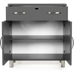 TENZO Petit Buffet Vintage L86cm - Malibu - Couleur - Gris -Buffet et enfilade Soldes 66266381 4