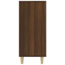 VidaXL Buffet Chêne Marron 90x34x80 Cm Bois D'ingénierie - Brun -Buffet et enfilade Soldes 66347128 5