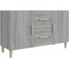 VidaXL Buffet Sonoma Gris 100x36x60 Cm Bois D'ingénierie - Gris