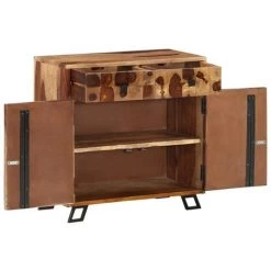 VidaXL Buffet Bois Massif De Sesham 65 X 35 X 65 Cm - Brun 9 VidaXL Buffet Bois Massif De Sesham 65 X 35 X 65 Cm - Brun -Buffet et enfilade Soldes 6652566 5