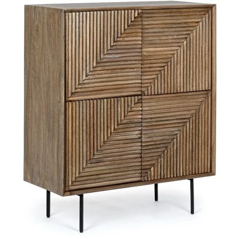 LES TENDANCES Bahut En Bois De Manguier 4 Portes Marron Dary L 92 Cm 1 LES TENDANCES Bahut En Bois De Manguier 4 Portes Marron Dary L 92 Cm