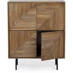 LES TENDANCES Bahut En Bois De Manguier 4 Portes Marron Dary L 92 Cm 6 LES TENDANCES Bahut En Bois De Manguier 4 Portes Marron Dary L 92 Cm -Buffet et enfilade Soldes 66753341 2