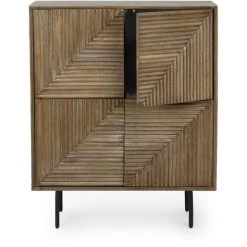 LES TENDANCES Bahut En Bois De Manguier 4 Portes Marron Dary L 92 Cm 8 LES TENDANCES Bahut En Bois De Manguier 4 Portes Marron Dary L 92 Cm -Buffet et enfilade Soldes 66753341 4