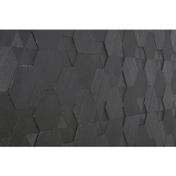 LES TENDANCES Bahut Bois De Frêne Noir 2 Portes Ema L 90 Cm -Buffet et enfilade Soldes 66753352 4