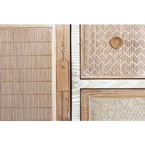 LES TENDANCES Buffet 2 Porte 2 Tiroirs Bicolore Bois MDF Elo L 120 Cm 5 LES TENDANCES Buffet 2 Porte 2 Tiroirs Bicolore Bois MDF Elo L 120 Cm â Image 5