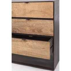 LES TENDANCES Buffet En Bois De Manguier Bicolore 1 Porte Gerty L 110 Cm 8 LES TENDANCES Buffet En Bois De Manguier Bicolore 1 Porte Gerty L 110 Cm -Buffet et enfilade Soldes 66753716 4