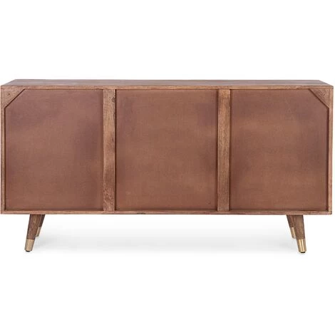 LES TENDANCES Buffet En Bois Recyclé Coloré 2 Portes 4 Tiroirs Domi L 150 Cm 4 LES TENDANCES Buffet En Bois Recyclé Coloré 2 Portes 4 Tiroirs Domi L 150 Cm – Image 4