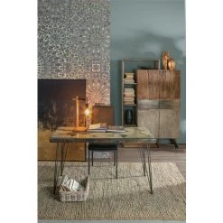 LES TENDANCES Bahut En Bois De Manguier 4 Portes 2 Tiroirs Manu L 118 Cm -Buffet et enfilade Soldes 66754209 5