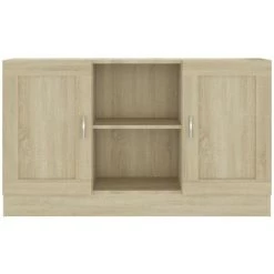 LES TENDANCES Buffet Chêne Sonoma 120x30,5x70 Cm