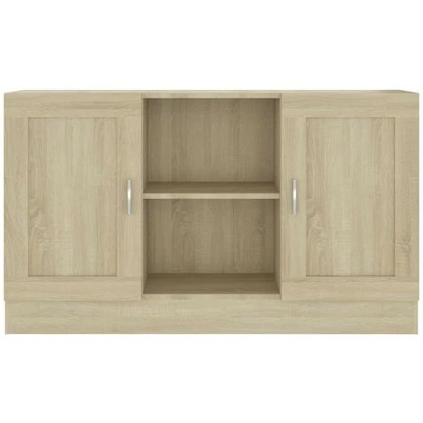 LES TENDANCES Buffet Chêne Sonoma 120x30,5x70 Cm 1 LES TENDANCES Buffet Chêne Sonoma 120x30,5x70 Cm