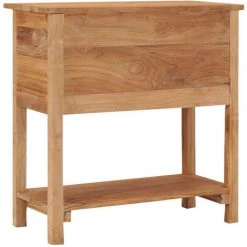 LES TENDANCES Buffet 78x35x80 Cm Bois De Teck Massif -Buffet et enfilade Soldes 66883219 5