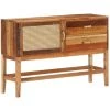 LES TENDANCES Buffet 118x30x76 Cm Bois De Récupération Massif