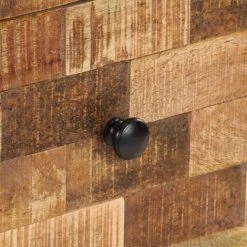 LES TENDANCES Buffet 120x30x70 Cm Bois De Manguier Solide -Buffet et enfilade Soldes 66887445 3