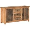 LES TENDANCES Buffet 140x40x75 Cm Bois De Récupération Solide
