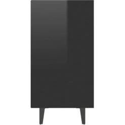 LES TENDANCES Buffet Noir Brillant 103,5x35x70 Cm 9 LES TENDANCES Buffet Noir Brillant 103,5x35x70 Cm -Buffet et enfilade Soldes 66888571 5