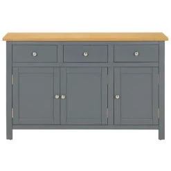 LES TENDANCES Buffet 110x33,5x70 Cm Bois De Chêne Massif 7 LES TENDANCES Buffet 110x33,5x70 Cm Bois De Chêne Massif -Buffet et enfilade Soldes 66899223 3