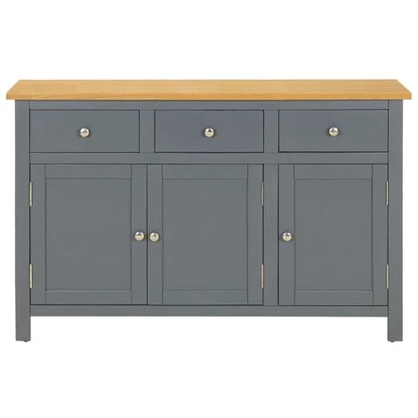 LES TENDANCES Buffet 110x33,5x70 Cm Bois De Chêne Massif 3 LES TENDANCES Buffet 110x33,5x70 Cm Bois De Chêne Massif – Image 3