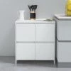 LES TENDANCES Buffet Blanc 70x41x75 Cm