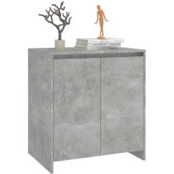 LES TENDANCES Buffet Gris Béton 70x40x73,5 Cm 8 LES TENDANCES Buffet Gris Béton 70x40x73,5 Cm -Buffet et enfilade Soldes 66899821 4