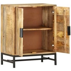 LES TENDANCES Buffet 60 X 35 X 75 Cm Bois De Manguier Massif 8 LES TENDANCES Buffet 60 X 35 X 75 Cm Bois De Manguier Massif -Buffet et enfilade Soldes 66905434 4