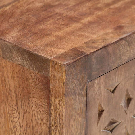 LES TENDANCES Buffet 60 X 30 X 75 Cm Bois De Manguier Massif 2 LES TENDANCES Buffet 60 X 30 X 75 Cm Bois De Manguier Massif – Image 2