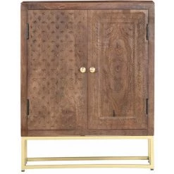 LES TENDANCES Buffet 60 X 30 X 75 Cm Bois De Manguier Massif 9 LES TENDANCES Buffet 60 X 30 X 75 Cm Bois De Manguier Massif -Buffet et enfilade Soldes 66905453 5