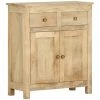 LES TENDANCES Armoire Latérale 65 X 30 X 75 Cm Bois De Manguier Solide